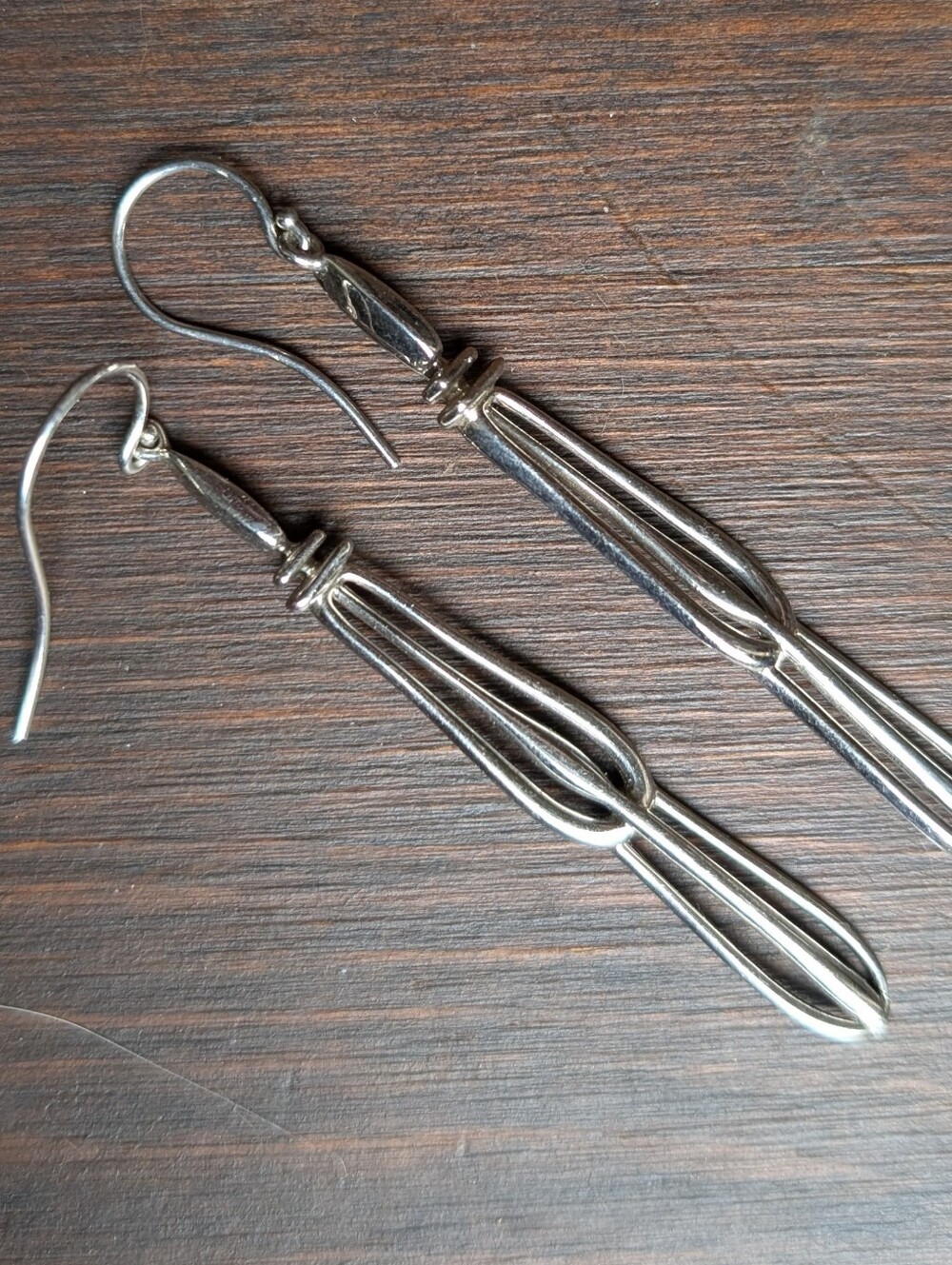 Sterling Silver Long Earrings